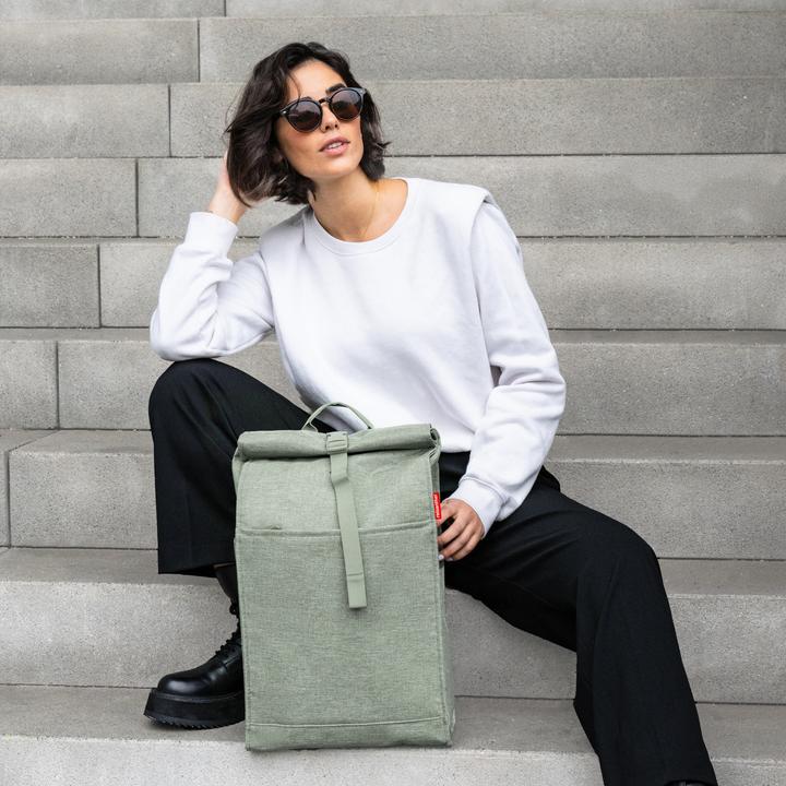 Produktbild reisenthel Rucksack urban rolltop Kunststoff grün 16,0 l (16 l)