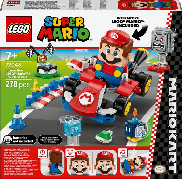 LEGO Mario Kart – Interaktiver LEGO Mario & Standard-Kart (72043, LEGO Super Mario)