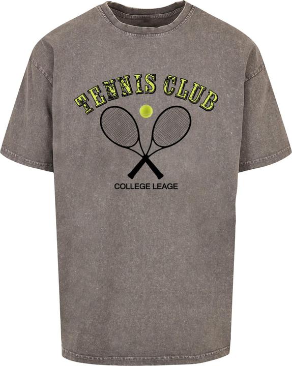 Merchcode Tennis Club Acid Washed Oversized Tee - 112905 (3XL)
