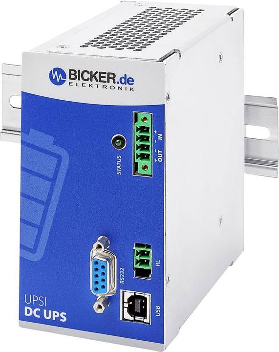 Produktbild Bicker Elektronik Industrielle USV Anlage (DIN Rail) (96 VA, 96 W, Online-Doppelwandler USV)