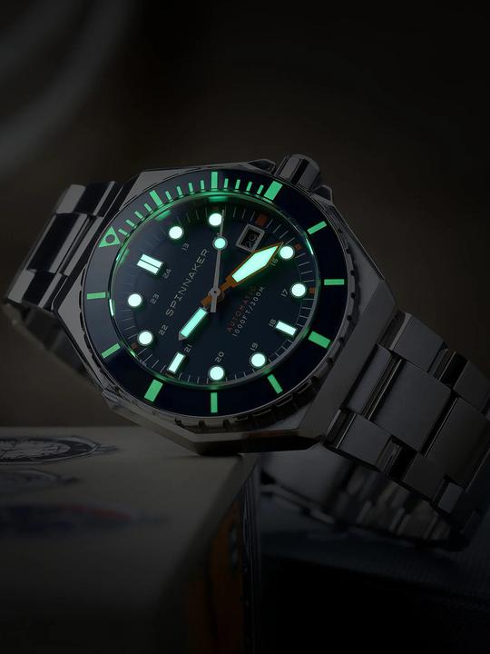 Produktbild Spinnaker SP-5081-GG Dumas Automatik Herrenuhr 44mm 30ATM (Taucheruhr, 44 mm)