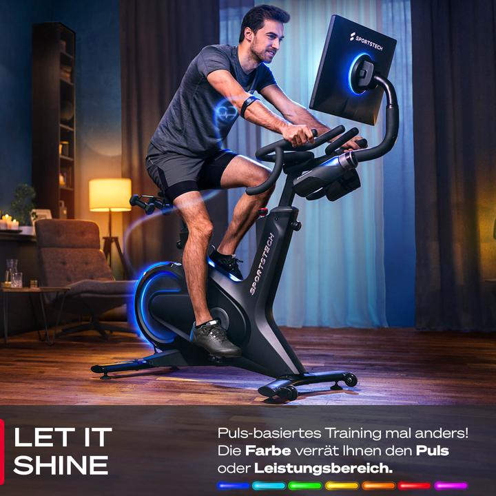 Actual product image Sportstech sBike Speedbike Schwarz