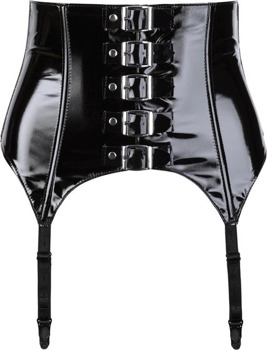 Actual product image Black Level Vinyl Suspender Belt XS (XS)
