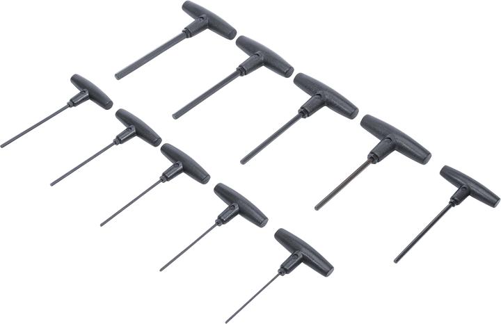 Produktbild BGS Schraubendreher-Satz mit T-Griff Zollmasse Innensechskant 3/32" - 3/8" 10-tlg. (Innensechskant)