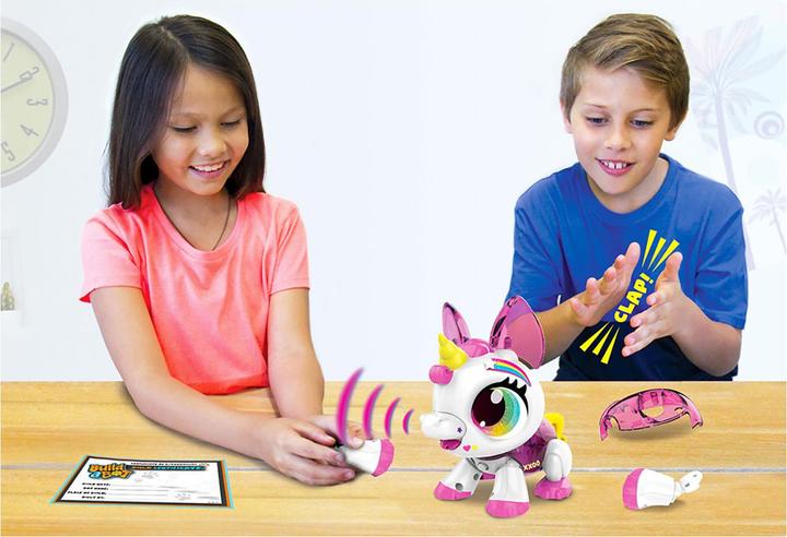 Actual product image Goliath Toys Build a bot unicorn - an interactive robot