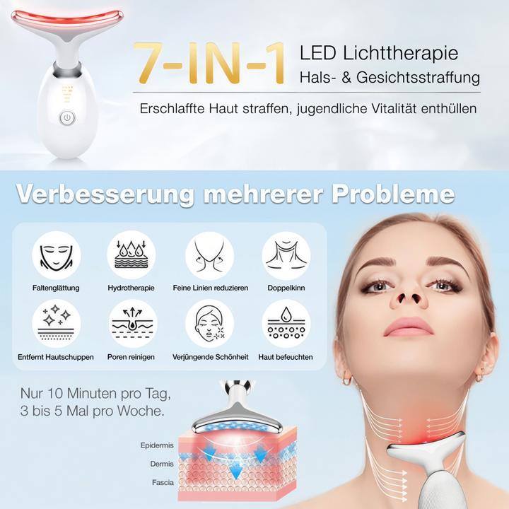 Actual product image AAi Mobile 7in1 LED light therapy for neck & face