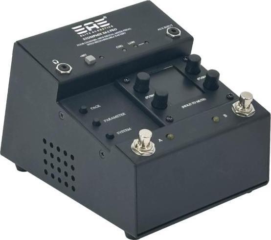 Actual product image Elite Acoustics StompMix X4-2 PRO digital mixer pedal with cable