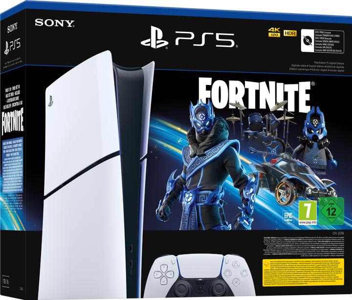 Image du produit Sony PlayStation 5 Digital Edition - Bundle Cobalt Star de Fortnite