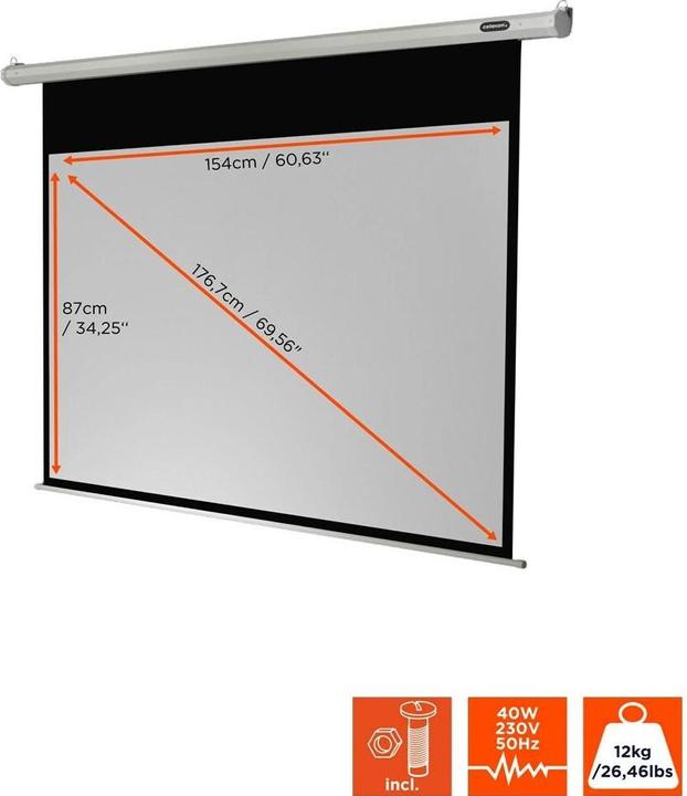 Actual product image Celexon Motor Economy, Canvas, 16:9 (72.44", 16:9)