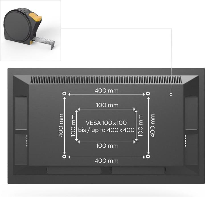 Actual product image Hama Fullmotion (Wall, 65", 40 kg)