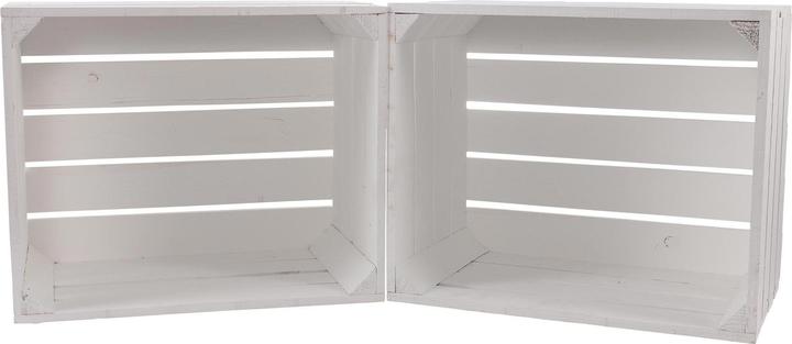 Immagine prodotto Holz Zollhaus Harasse di legno Vintage Bianco 40 x 50 cm (50 x 40 x 30 cm, 60 l)