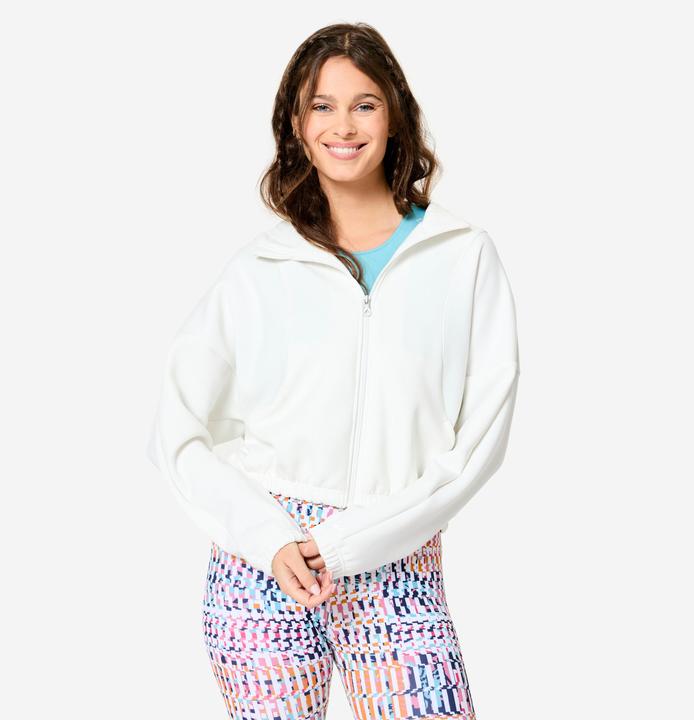 Immagine prodotto Domyos Kapuzenjacke Damen langarm - weiss (L)