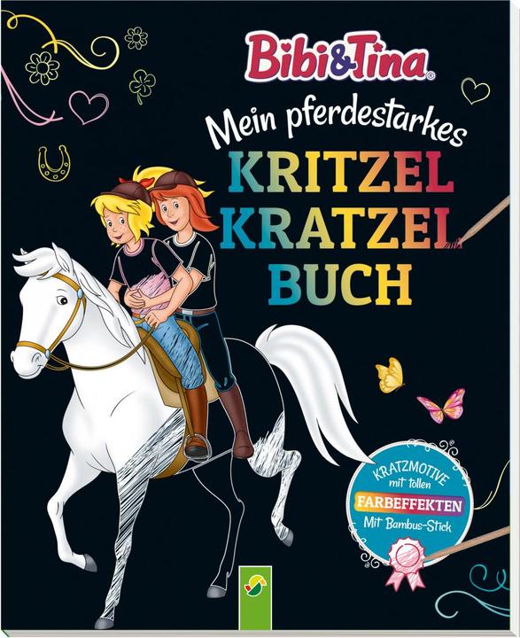 Produktbild Bibi & Tina - Mein pferdestarkes Kritzel-Kratzel-Buch