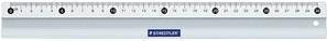 Actual product image Staedtler Metal ruler, made of aluminium, 150 mm long Millimetre scale, embossed graduation, ink edge (15 cm)