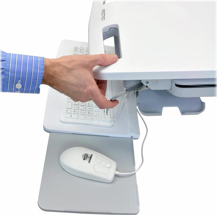 Produktbild Ergotron Cart with LCD Pivot, SV40 - Wagen - für Notebook / PC-Ausrüstung - Kunststoff, A