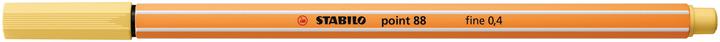 Actual product image STABILO POINT 88 - Fineliner (Light yellow, 1 x)