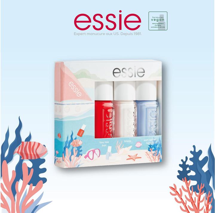 Produktbild Essie Geschenkset Nagellack Mini Trio Kit (Too Too Hot, Farblack)