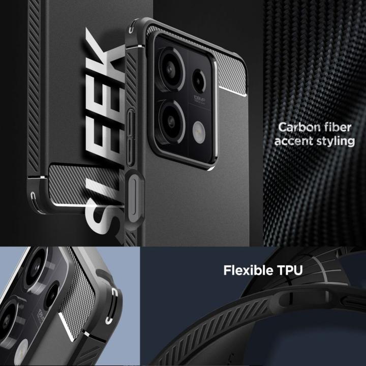 Immagine prodotto Spigen Custodia Rugged Armor per Xiaomi Redmi Note 13 5G - nero opaco (Xiaomi Redmi Note 13 5G)