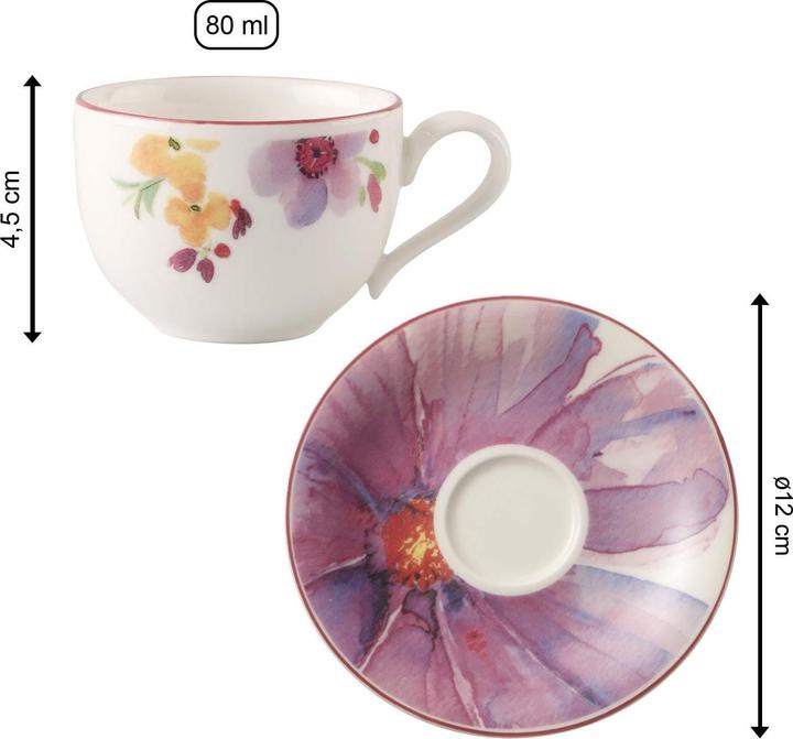 Immagine prodotto Villeroy & Boch Mariefleur Basic (80 ml, 2 x)