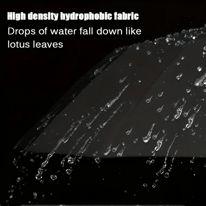 Actual product image Alopini Portable large automatic umbrella with buckle for both sunny and rainy days
