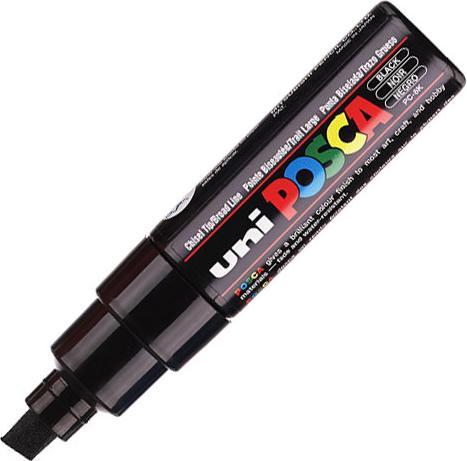 Immagine prodotto Posca Marchio PC-8K con punta a cuneo (Multicolore, 8 mm, 4 x)