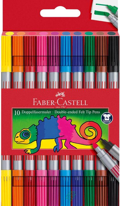 Immagine prodotto Faber-Castell Penne a doppia fibra (Multicolore, 10 x)