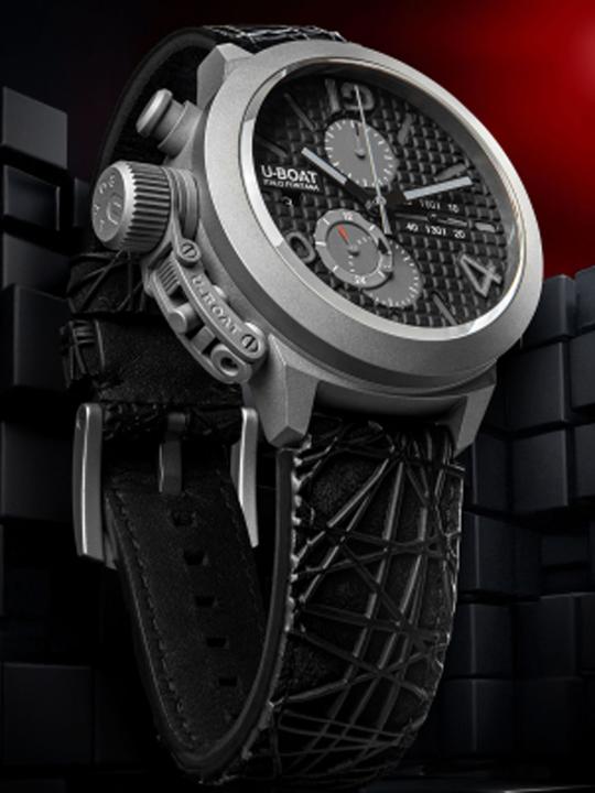 Immagine prodotto U-Boat 3004 Classico Titanium Black (Cronografo)