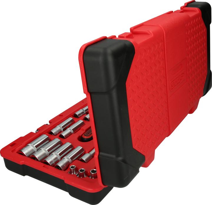 Image du produit KS Tools Jeu de douilles 3/8", 66 pièces, Flank Traction (19 mm, 6 mm, 12 mm, 24 mm, 14 mm, 22 mm, 16 mm, 23 mm, 10 mm, 21 mm, 18 mm, 7 mm, 17 mm, 11 mm, 15 mm, 8 mm, 9 mm, 13 mm, 20 mm)