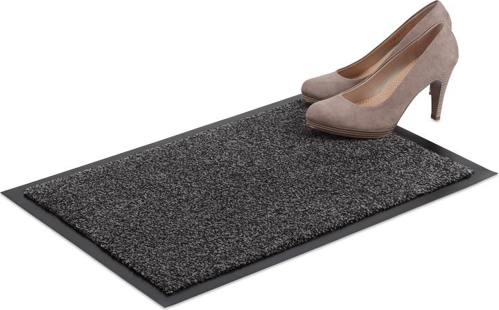 Image du produit Relaxdays Paillasson chiné tapis entrée (60 x 40 x 0.7 cm)