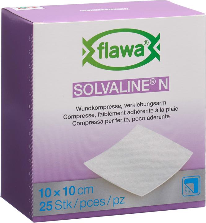 Produktbild Flawa Solvaline N Kompressen 10x10cm steril