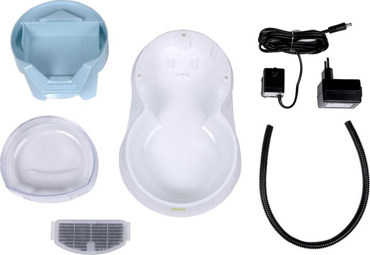 Actual product image EBI Pet Feeder 2in1 gray (1.20 l)