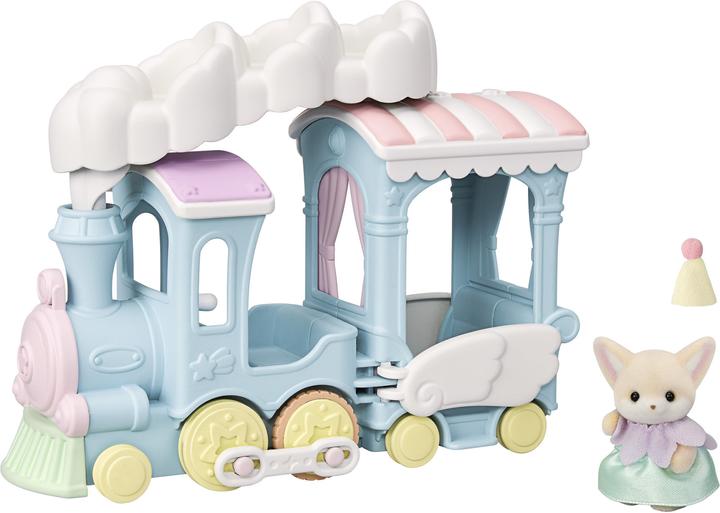 Actual product image Epoch Rainbow train playset with figure