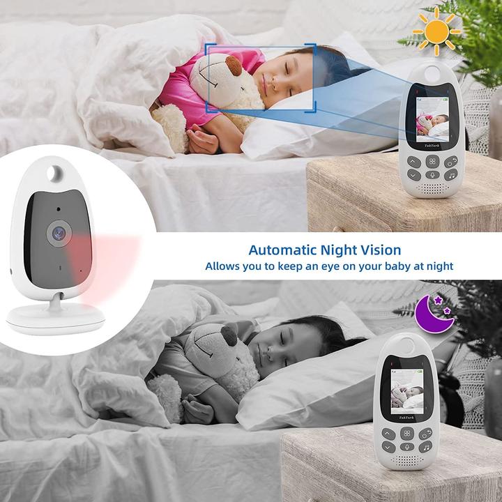Immagine prodotto TakTark Baby Monitor con telecamera da 2 pollici (Video e audio, 260 m)