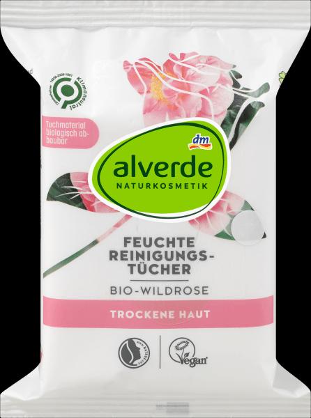 dm alverde Reinigungstücher Bio-Wildrose (Reinigungstücher)