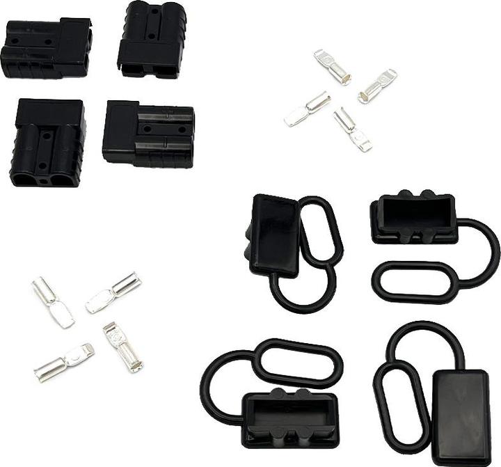 Image du produit Offgridtec Lot de 4 connecteurs Anderson 50A max. 600V avec capuchon anti-poussière AWG6 (Matériel de montage du système solaire)