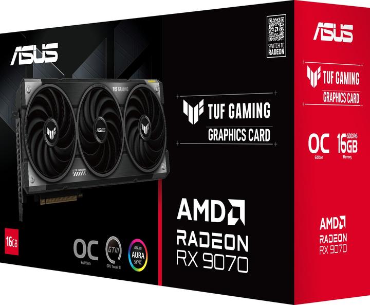 Immagine prodotto ASUS TUF GAMING Radeon RX 9070 OC (16 GB)