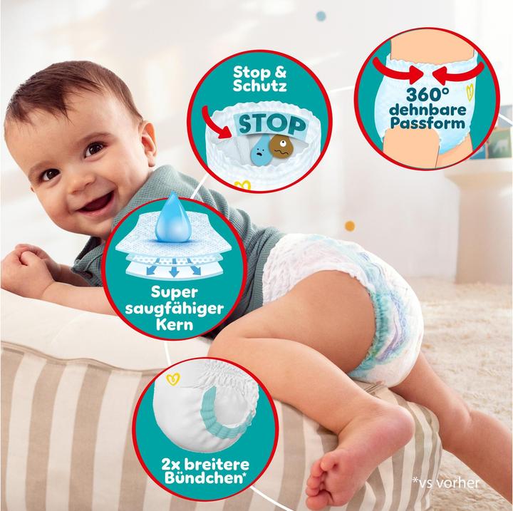 Image du produit Pampers Baby-Dry Pants (Taille 4, Pack mensuel, 180 pièce(s))