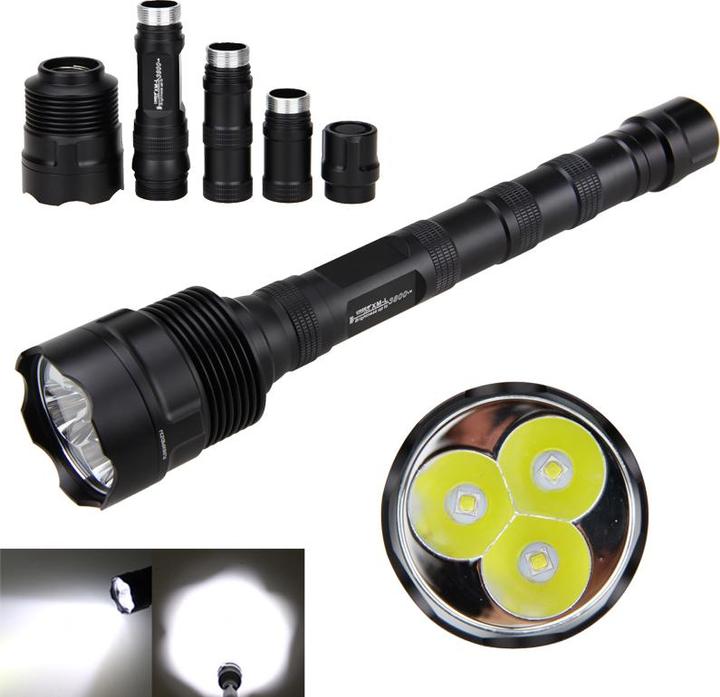 Produktbild JTI TrustFire XT-F5 LED-Taschenlampe 3800LM (25.50 cm, 3800 lm)