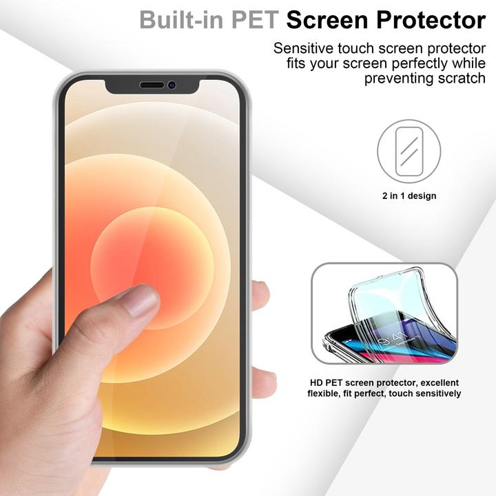 Image du produit Cadorabo Étui TPU 360 degrés Case (Apple iPhone 12 mini)