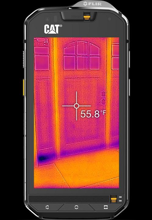 Cat S60 (32 Go, Noir/Argent, 4.70", Double SIM hybride, 13 Mpx, 4G)