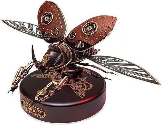 Actual product image Rokr 3D steampunk beetle kit : Rhinoceros beetle