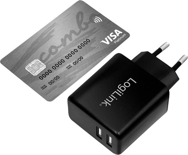 Actual product image LogiLink USB socket adapter (12 W)