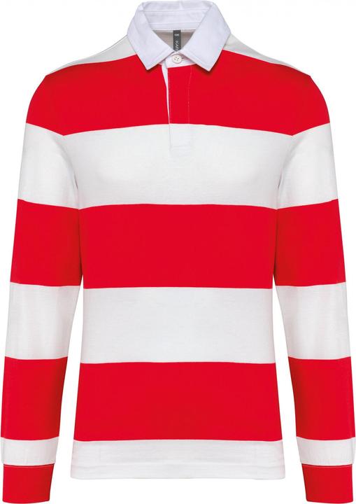Produktbild Kariban Gestreiftes Poloshirt langarm (M)