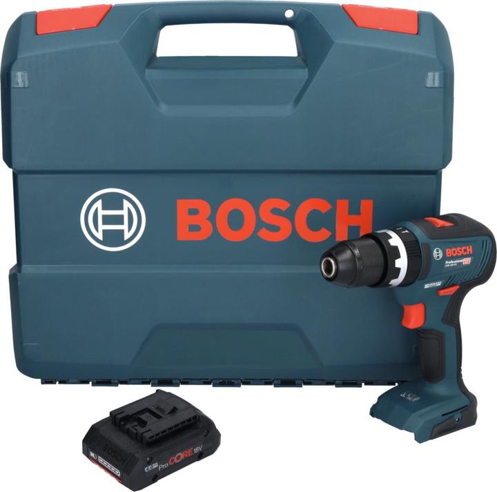 Immagine prodotto Bosch Professional Bosch GSB 18V-55 Trapano a percussione a batteria professionale 18 V 55 Nm Brushless + 1x Batteria (Batteria ricaricabile)