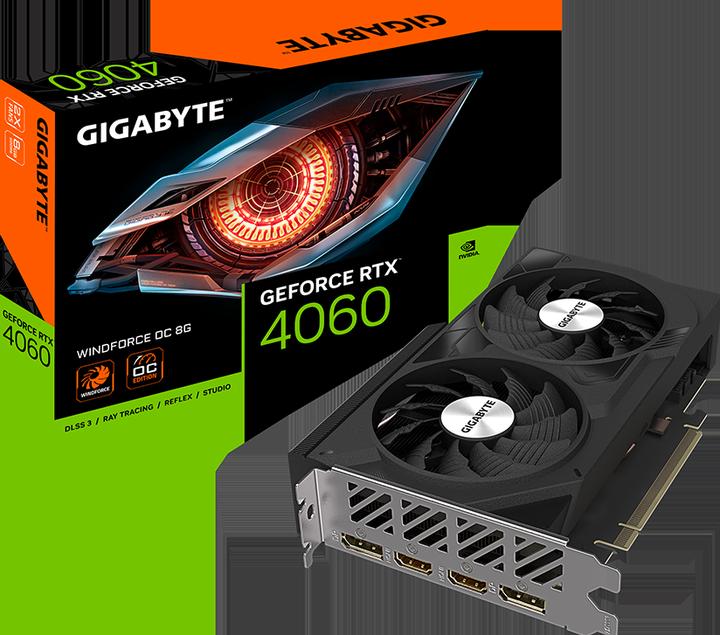 Immagine prodotto Gigabyte GeForce RTX 4060 WINDFORCE OC 8G (8 GB)