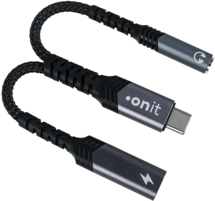 Onit Digital-Audio-Adapter Premium USB-C auf 3.5 mm (USB Typ C, USB Typ C, 3.5mm Klinke)