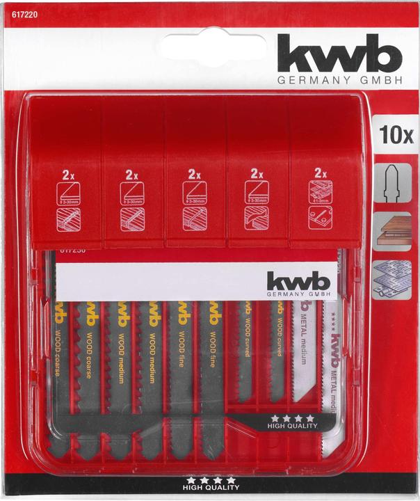 Actual product image kwb Jigsaw blades