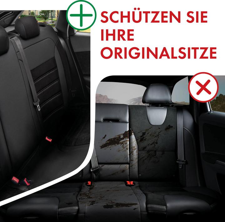 Actual product image Walser Seat cover for Fiat Panda/Panda Classic 09/2003-Today, 1 rear seat cover