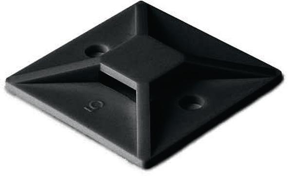 Image du produit HellermannTyton Socle auto-adhésif type MB (Boucles de fixation, 38 mm, 100 pcs)