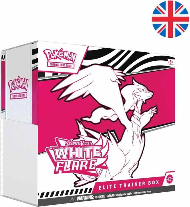 Produktbild Pokémon Scarlet & Violet: White Flare Elite Trainer Box (Englisch, Elite / Top Trainer Box)